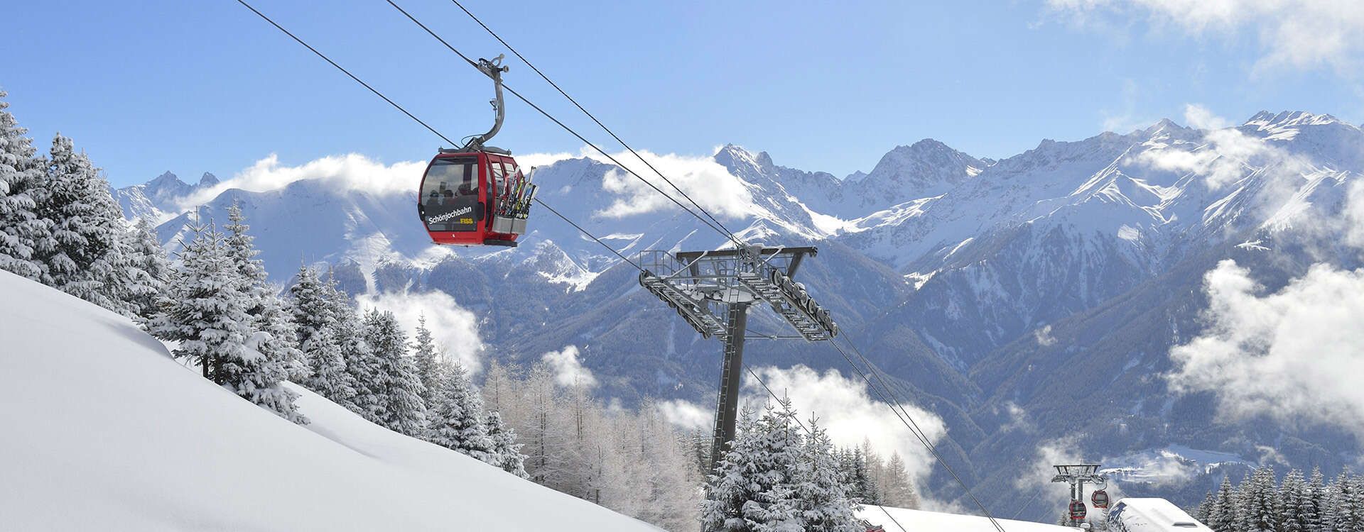 Gondeln im Skigebiet Serfaus - Fiss - Ladis